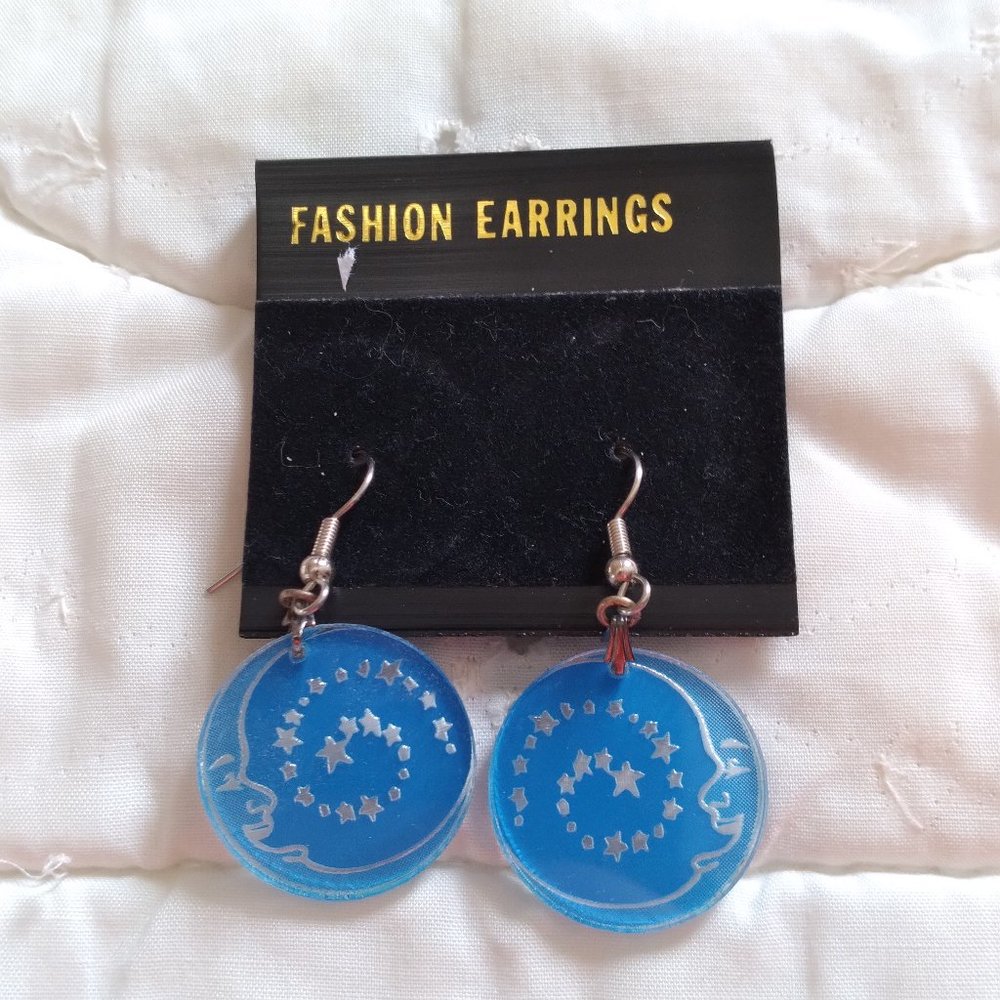 Moon and Star earrings